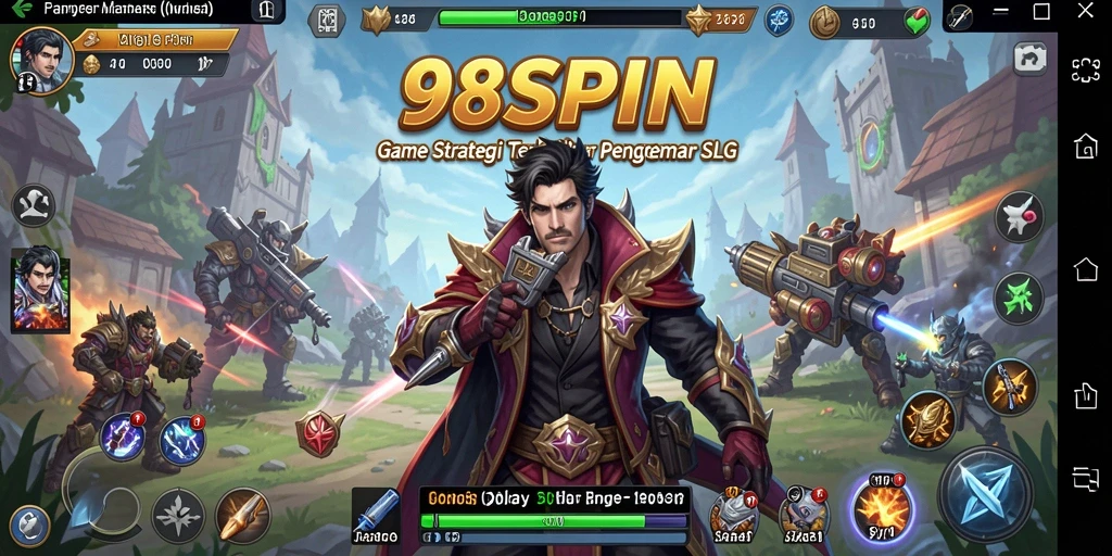 Tampilan gameplay 98SPIN yang seru dan strategis.