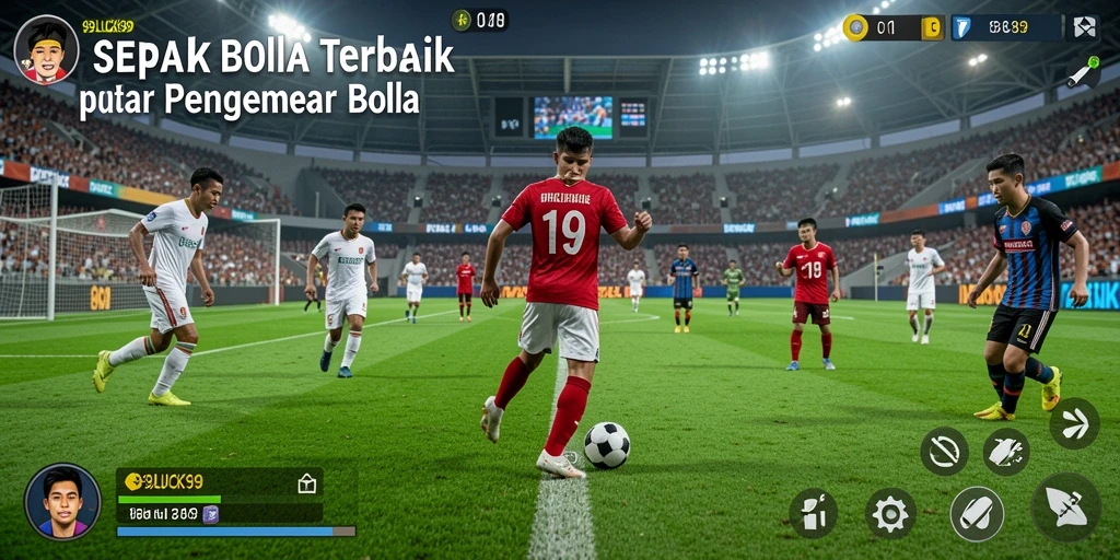 Gameplay menarik dengan tim sepak bola favorit Anda.