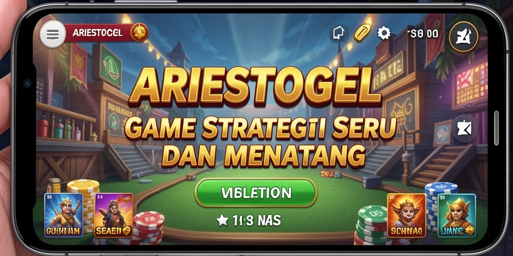 Tampilan gameplay <strong>ARIESTOGEL</strong> yang menegangkan dan mendebarkan.