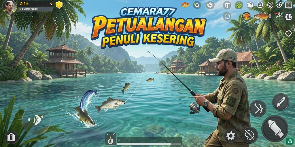 Tampilan menarik gameplay Fishing di CEMARA77.