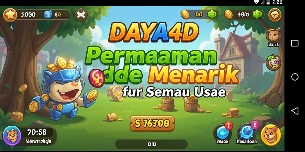 Tangkapan layar gameplay DAYA4D menampilkan keseruan pengelolaan sumber daya di kerajaan.