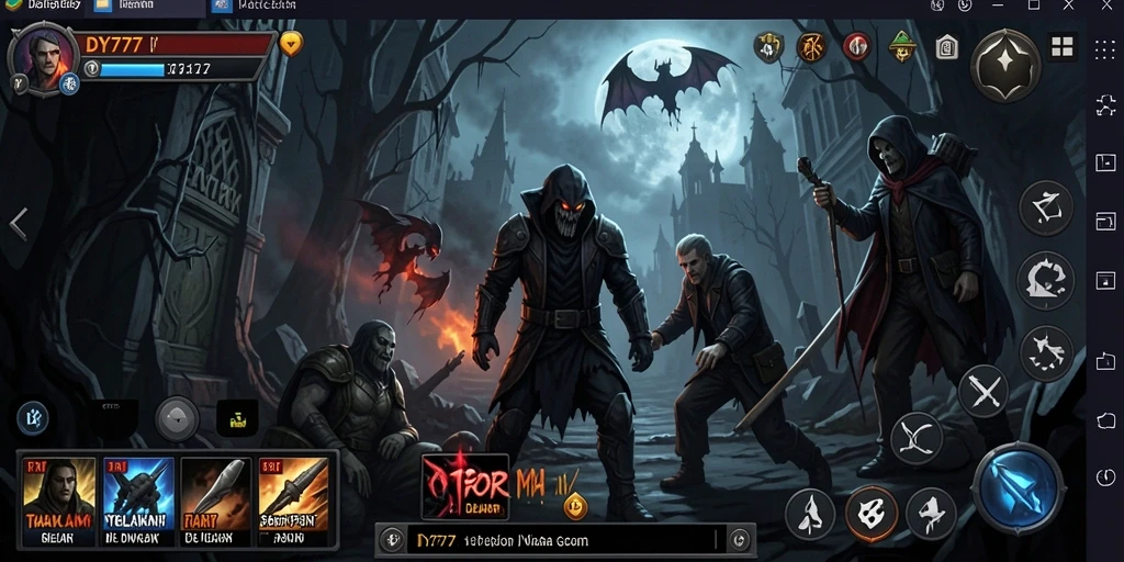 Tampilan gameplay DY777 yang menyeramkan dan mencekam.