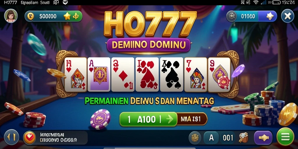 Tampilan gameplay seru dan interaktif dalam HO777.