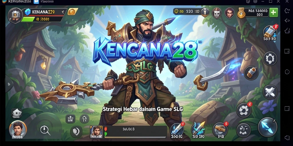 Tampilan menangkap aksi pertempuran dan strategi dalam KENCANA28.