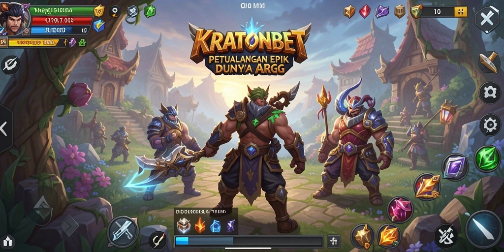 Tangkapan layar permainan KRATONBET menampilkan aksi mendebarkan dalam petualangan ARPG.