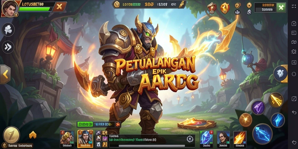 Gameplay seru di dunia fantasi LOTUSBET88 yang memikat.