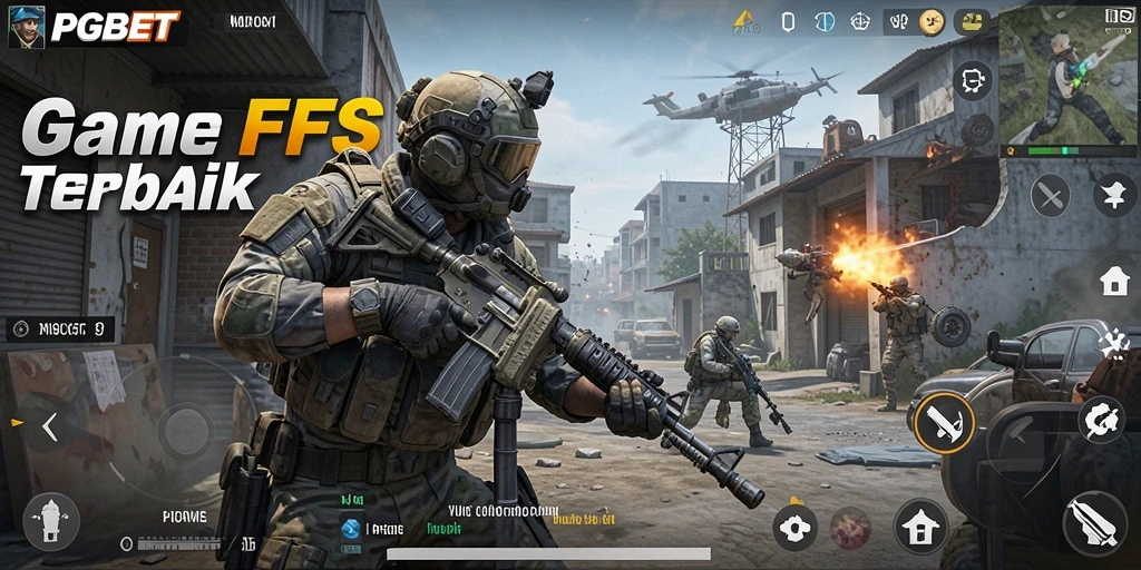 Tampilan gameplay PGBET yang intens dan penuh aksi FPS.