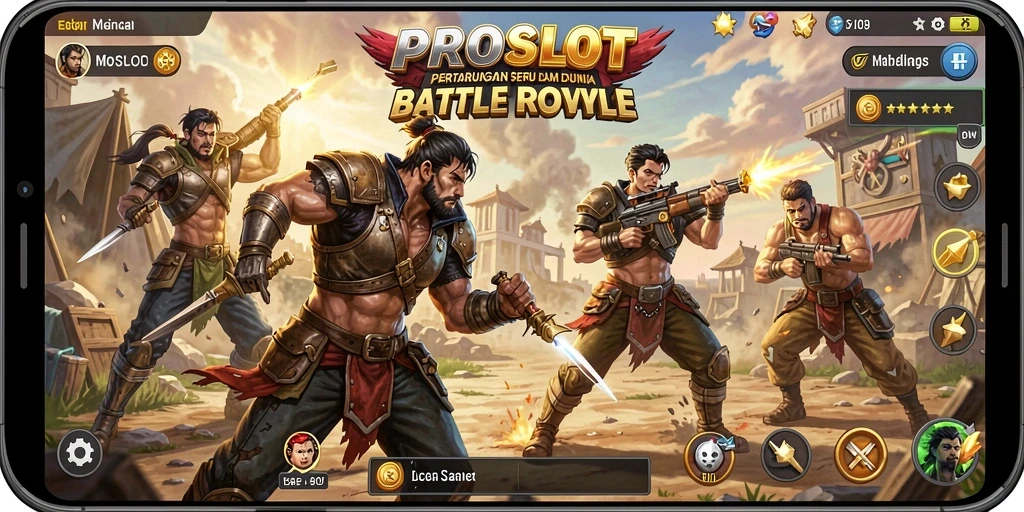 Tampilan gameplay seru dan menegangkan dalam PROSLOT