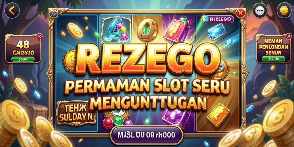 Tampilan gameplay SLOT di REZEGO yang menarik dan menghibur.